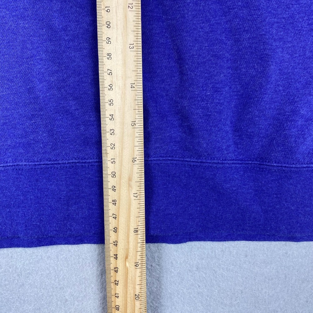 Nike Sportswear Essential Women Cropped Hoodie Purple Futura Logo XL 0461 - Picture 7 of 8